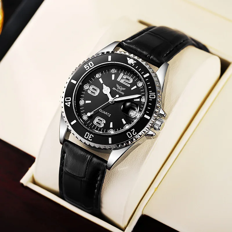 Fashion Leather Strap Men Busi - Cartier Watch Tank review and price