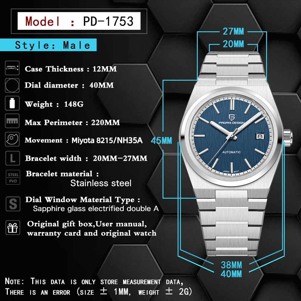2026 NEW PAGANI DESIGN Men Aut - Seiko Watch Presage review and price